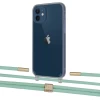 Чохол Upex Crossbody Protection Case для iPhone 12 mini Dark with Twine Pistachio and Fausset Gold (UP84272)