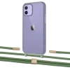 Чохол Upex Crossbody Protection Case для iPhone 12 | 12 Pro Dark with Twine Mint and Fausset Gold (UP84223)