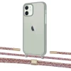 Чохол Upex Crossbody Protection Case для iPhone 12 | 12 Pro Dark with Twine Mulberry and Fausset Gold (UP84224)