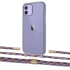 Чехол Upex Crossbody Protection Case для iPhone 12 | 12 Pro Dark with Twine Blue Sunset and Fausset Gold (UP84227)