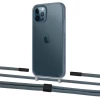 Чехол Upex Crossbody Protection Case для iPhone 12 Pro Max Dark with Twine Cactus and Fausset Matte Black (UP84283)