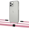 Чехол Upex Crossbody Protection Case для iPhone 12 Pro Max Dark with Twine Coral and Fausset Matte Black (UP84285)