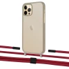 Чохол Upex Crossbody Protection Case для iPhone 12 Pro Max Dark with Twine Red and Fausset Matte Black (UP84286)