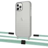 Чехол Upex Crossbody Protection Case для iPhone 12 Pro Max Dark with Twine Pistachio and Fausset Matte Black (UP84289)