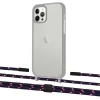 Чохол Upex Crossbody Protection Case для iPhone 12 Pro Max Dark with Twine Blue Marine and Fausset Matte Black (UP84297)
