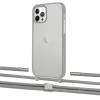 Чехол Upex Crossbody Protection Case для iPhone 12 Pro Max Dark with Twine Gray and Fausset Silver (UP84307)