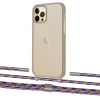 Чохол Upex Crossbody Protection Case для iPhone 12 Pro Max Dark with Twine Blue Sunset and Fausset Silver (UP84312)