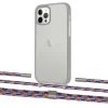 Чехол Upex Crossbody Protection Case для iPhone 12 Pro Max Dark with Twine Blue Sunset and Fausset Silver (UP84312)