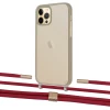 Чехол Upex Crossbody Protection Case для iPhone 12 Pro Max Dark with Twine Red and Fausset Gold (UP84320)