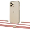 Чохол Upex Crossbody Protection Case для iPhone 12 Pro Max Dark with Twine Cantaloupe and Fausset Gold (UP84321)