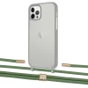 Чохол Upex Crossbody Protection Case для iPhone 12 Pro Max Dark with Twine Mint and Fausset Gold (UP84325)