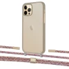 Чохол Upex Crossbody Protection Case для iPhone 12 Pro Max Dark with Twine Mulberry and Fausset Gold (UP84326)
