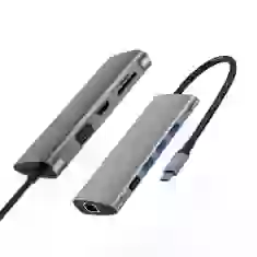 USB-хаб Wiwu Alpha 11 in 1 A11 Grey 