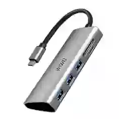 USB-хаб Wiwu Alpha 5 in 1 532ST Silver 