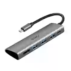 USB-хаб Wiwu Alpha 5 in 1 A531H Grey 