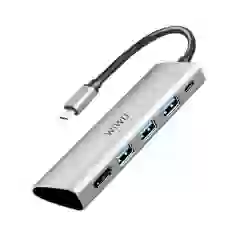 USB-хаб Wiwu Alpha 5 in 1 A531H Silver 