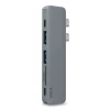 USB-хаб Wiwu Alpha 7 in 1 T8 Grey