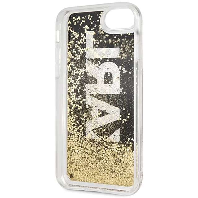 Чехол Karl Lagerfeld Iconic Karl Glitter для iPhone SE 2020/8/7 Black (KLHCI8KAGBK)