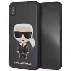 Чехол Karl Lagerfeld Iconic Karl Embossed для iPhone XS/X Blue (KLHCI65IKPUBL)