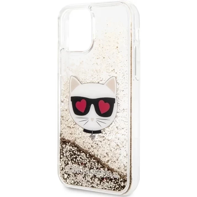 Чехол Karl Lagerfeld Glitter Choupette для iPhone 11 Pro Max Gold (KLHCN65LCGLGO)