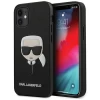 Чохол Karl Lagerfeld Saffiano Iconic Karl's Head для iPhone 12 | 12 Pro Black (KLHCP12MSAKHBK)