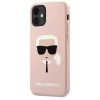 Чохол Karl Lagerfeld Karl's Head для iPhone 12 mini Pink (KLHCP12SSLKHLP)