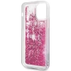 Чохол Karl Lagerfeld Liquid Glitter Charms Cover для iPhone 12 | 12 Pro Pink (KLHCP12MROPI)