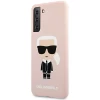 Чохол Karl Lagerfeld Silicone Iconic для Samsung Galaxy S21 Plus Pink (KLHCS21MSLFKPI)