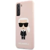 Чехол Karl Lagerfeld Silicone Iconic для Samsung Galaxy S21 Plus Pink (KLHCS21MSLFKPI)