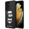 Чохол Karl Lagerfeld Saffiano Iconic Karl and Choupette Head для Samsung Galaxy S21 Ultra Black (KLHCS21LSAKICKCBK)