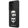 Чехол Karl Lagerfeld Saffiano Iconic Karl and Choupette Head для Samsung Galaxy S21 Ultra Black (KLHCS21LSAKICKCBK)