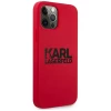 Чохол Karl Lagerfeld Silicone Stack Logo для iPhone 12 | 12 Pro Red (KLHCP12MSLKLRE)