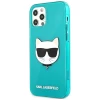 Чехол Karl Lagerfeld Glitter Choupette Fluo для iPhone 12 | 12 Pro Blue (KLHCP12MCHTRB)