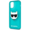 Чохол Karl Lagerfeld Glitter Choupette Fluo для iPhone 12 | 12 Pro Blue (KLHCP12MCHTRB)