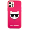 Чохол Karl Lagerfeld Glitter Choupette Fluo для iPhone 12 | 12 Pro Pink (KLHCP12MCHTRP)