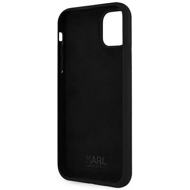 Чохол Karl Lagerfeld Karl's Head для iPhone 11 Pro Black (KLHCN58SLKHBK)