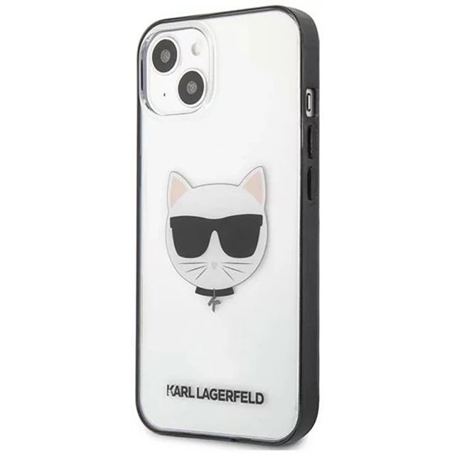 Чехол Karl Lagerfeld Iconic Choupette для iPhone 13 Transparent (KLHCP13MHCHCK)