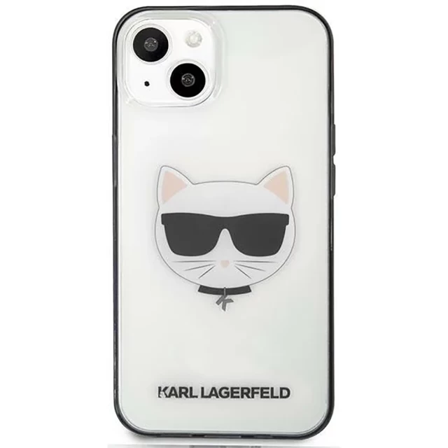 Чехол Karl Lagerfeld Iconic Choupette для iPhone 13 Transparent (KLHCP13MHCHCK)