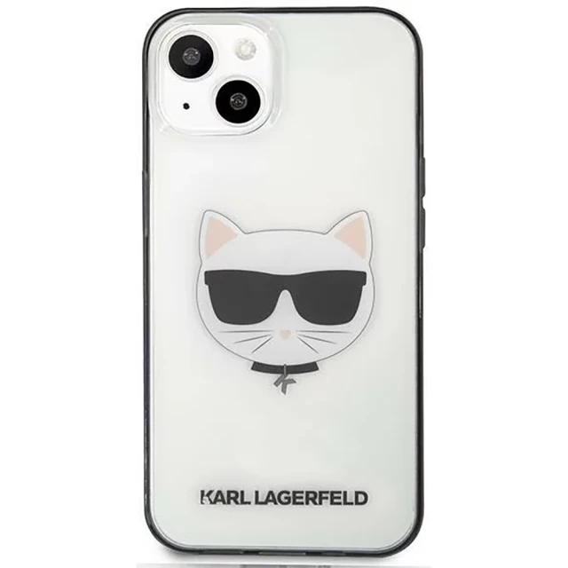 Чохол Karl Lagerfeld Iconic Choupette для iPhone 13 Transparent (KLHCP13MHCHCK)