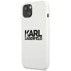 Чехол Karl Lagerfeld Silicone Stack Logo для iPhone 13 mini White (KLHCP13SSLKLWH)