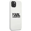 Чехол Karl Lagerfeld Silicone Stack Logo для iPhone 13 mini White (KLHCP13SSLKLWH)