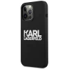 Чохол Karl Lagerfeld Silicone Stack Logo для iPhone 13 Pro Max Black (KLHCP13XSLKLRBK)