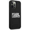 Чохол Karl Lagerfeld Silicone Stack Logo для iPhone 13 Pro Max Black (KLHCP13XSLKLRBK)