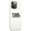 Чохол Karl Lagerfeld Silicone Stack Logo для iPhone 13 Pro Max White (KLHCP13XSLKLWH)