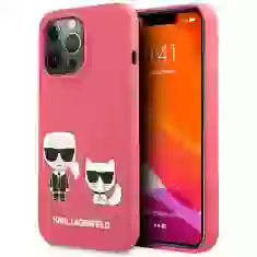 Чохол Karl Lagerfeld Karl and Choupette для iPhone 13 Pro Max Pink (KLHCP13XSSKCP)