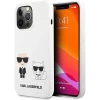 Чохол Karl Lagerfeld Karl and Choupette для iPhone 13 Pro White (KLHCP13LSSKCW)