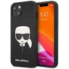 Чехол Karl Lagerfeld Saffiano Iconic Karl's Head для iPhone 13 Black (KLHCP13MSAKHBK)