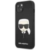 Чохол Karl Lagerfeld Saffiano Iconic Karl's Head для iPhone 13 Black (KLHCP13MSAKHBK)