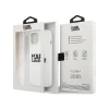Чехол Karl Lagerfeld Silicone Stack Logo для iPhone 13 White (KLHCP13MSLKLWH)