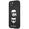 Чехол Karl Lagerfeld Saffiano Iconic Karl and Choupette для iPhone 13 mini Black (KLHCP13SSAKICKCBK)